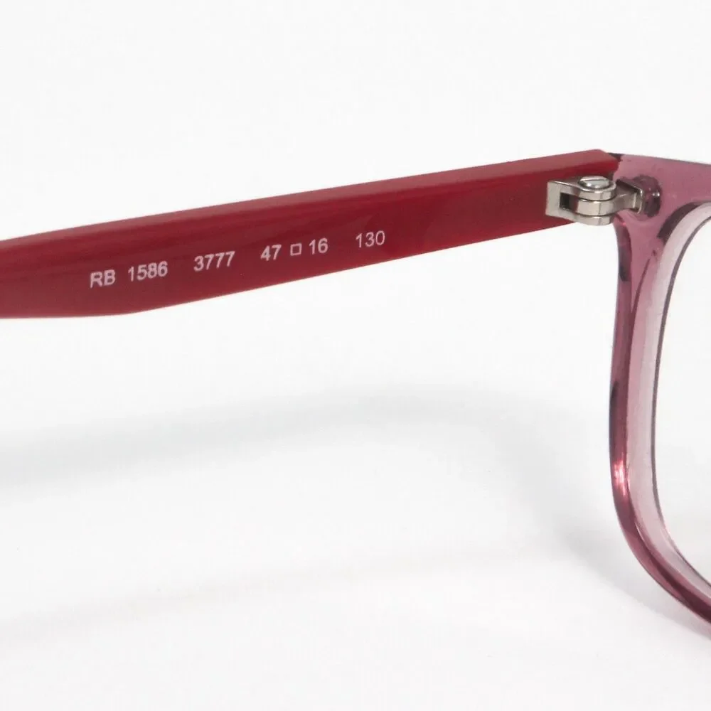Ray-Ban Kids RB 1586 3777 Glasses Frames Girls Violet Pink Eyeglasses 47-16-130